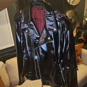 zara pvc jacket
